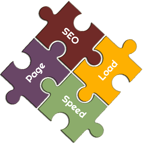 SEO Page Load Speed Puzzle Pieces